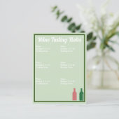 Nokaar voor wijnbereiding briefkaart (Staand voorkant)