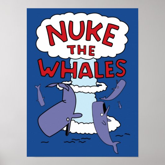 Noke de walvissen poster (Voorkant)