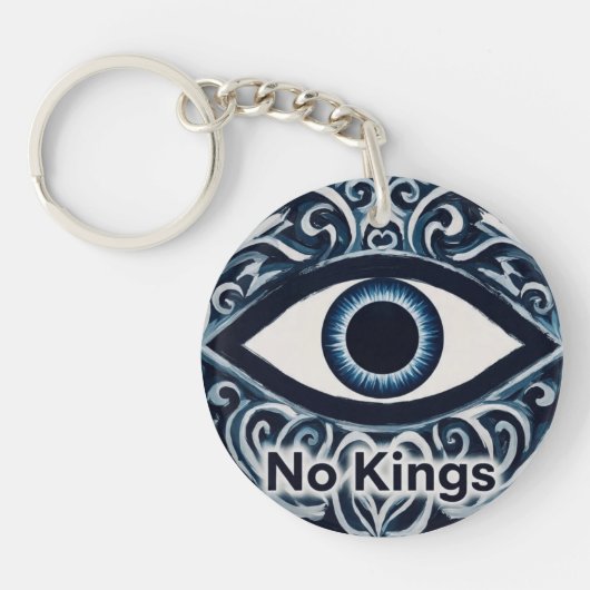 NoKingsEvilEye Sleutelhanger (Voorkant)