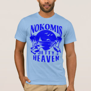 Nokomis Beach Florida - Jetty Heaven T-shirt