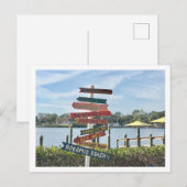 Nokomis Florida strandbord Briefkaart (Voorkant / Achterkant)