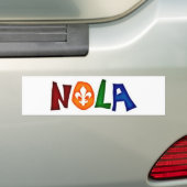 NOLA BUMPERSTICKER (Op auto)