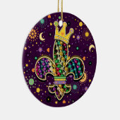 NOLA Data Fleur de is kralen Keramisch Ornament (Rechts)