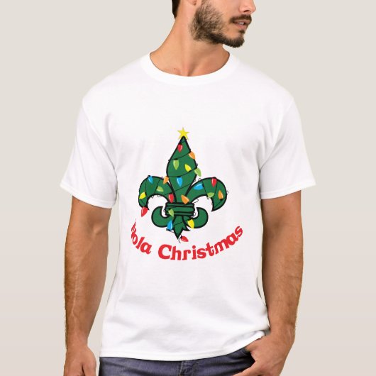 Nola Kerstmis T-shirt (Voorkant)