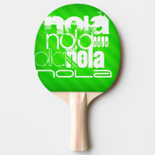 NOLA; Neon Green Stripes Tafeltennisbatje
