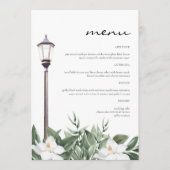 NOLA New Orleans Magnolia 5x7" Manger Menu (Devant)