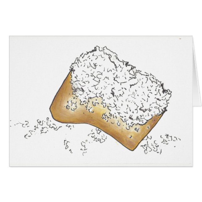 NOLA Nouvelle-Orléans Louisiane Sugary Beignet Pât (Devant horizontal)