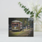 NOLA Streetcar Briefkaart (Staand voorkant)