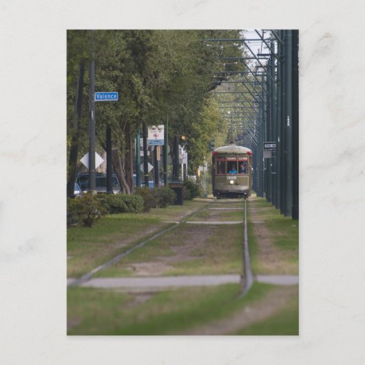 NOLA Streetcar Briefkaart (Voorkant)
