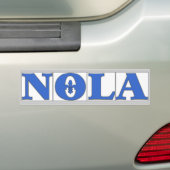NOLA Tegels Fleur Bumpersticker (Op auto)