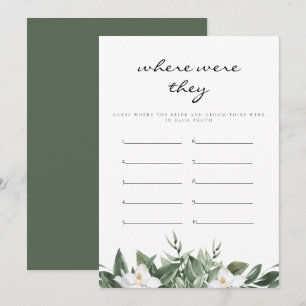 NOLA Waar waren ze Vrijgezellenfeest Game Kaart