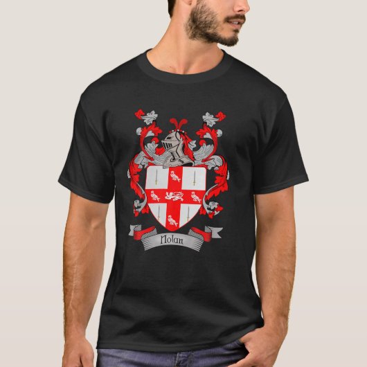 Nolaanjager | Nolan Familienaam Crest T-shirt (Voorkant)