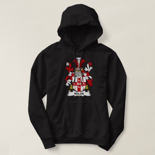 Nolan Coat of Arms  Family Crest  Hoodie (Design voorkant)