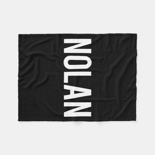 Nolan - Cool New Funny Name Fan Gift Tee  Fleece Deken (Voorkant (Horizontaal))