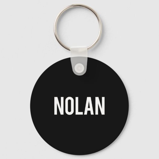 Nolan - Cool New Funny Name Fan Gift Tee  Sleutelhanger (Voorkant)