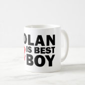 Nolan est la meilleure tasse de garçon (Devant droit)