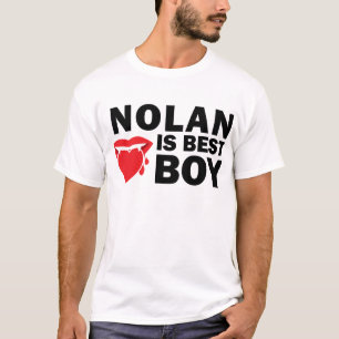 Nolan est le meilleur T-shirt de lumière de garç