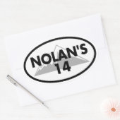 Nolan's 14 Colorado Oval Ovale Sticker (Envelop)