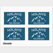 Nolan's 14 Colorado Rechthoekige Sticker (Vel)