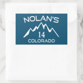 Nolan's 14 Colorado Rechthoekige Sticker (Tas)