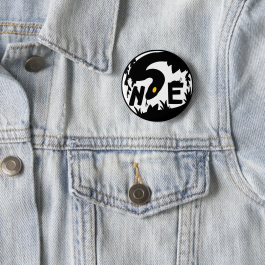 Nolan's Exotica speld Ronde Button 5,7 Cm (In situ)