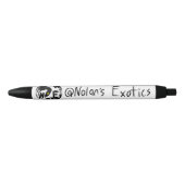 Nolan's Exotics-pen Blauwe Inkt Pen (Voorkant)