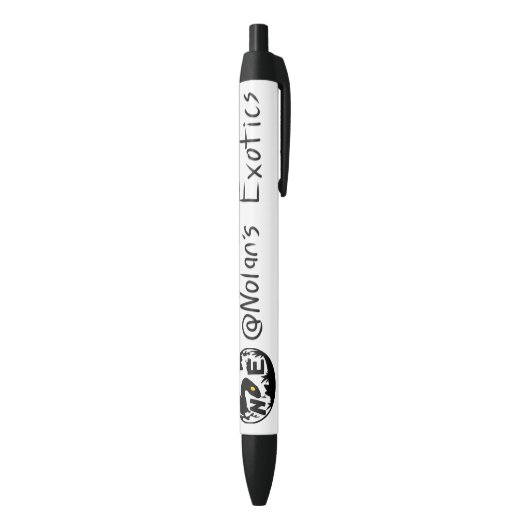 Nolan's Exotics-pen Blauwe Inkt Pen (Achterkant (Verticaal))