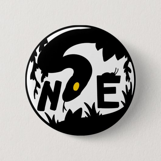 Nolan's Exotics-speld Ronde Button 5,7 Cm (Voorkant)