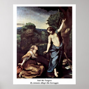 Noli me Tangere door Antonio Allegri da Correggio Poster