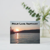 Nolin Lake Kentucky Briefkaart (Staand voorkant)