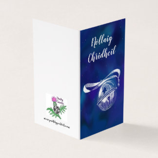 Nollaig Chridheil blue Kaart