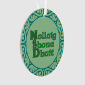 Nollaig Shona Dhuit - décoration irlandaise de (devant)