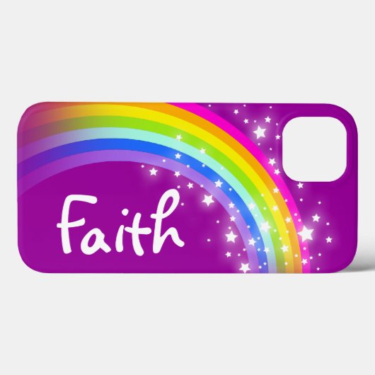 Nom 5 lettre arc-en-ciel violet ipad mini coque (Verso (horizontal))