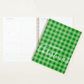 Nom À damiers Vert Et Blanc tendance (Devant avec enveloppe)