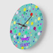 Nom à pois Horloge (Angle)