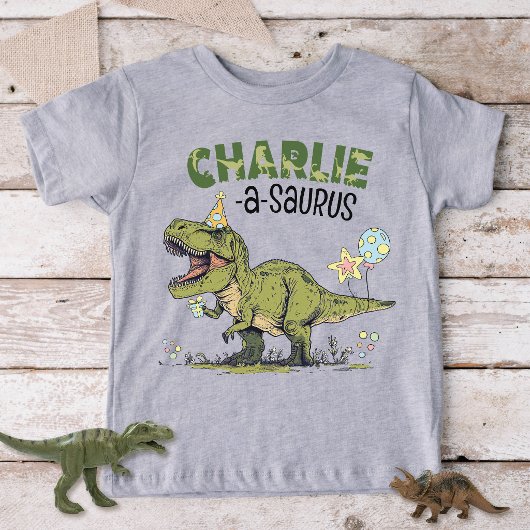 Nom-a-saurus TRex Dinosaure Fête d'anniversaire pe