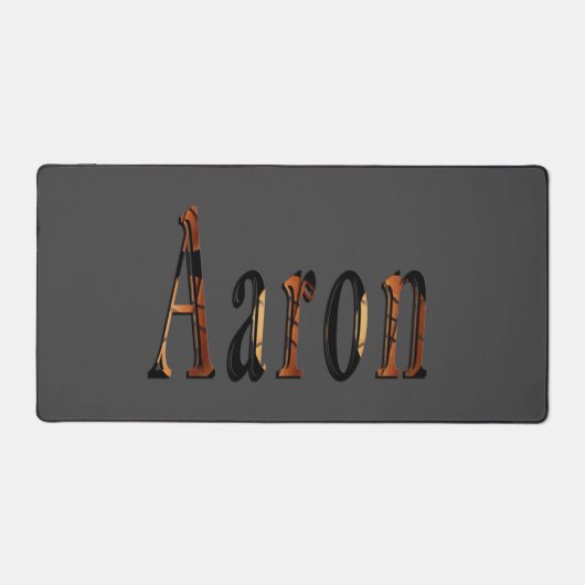 Nom Aaron Brown, Mat de bureau (Recto)