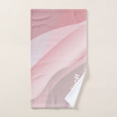 Nom abstrait Dusty Rose (Serviette à main)