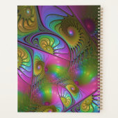 Nom Abstrait Fractal Lumineux et coloré (Dos)