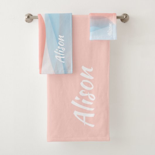 Nom abstrait rose pâle (En situation)