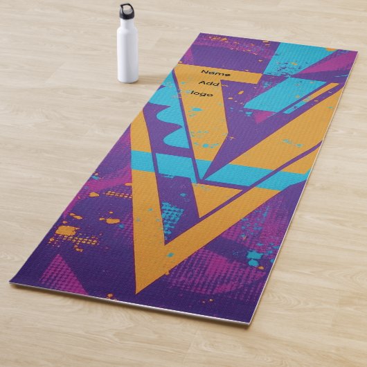 Nom Ajouter Logo Tapis de Yoga (En situation)
