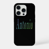 Nom Antonio de conception colorée, (Verso)