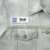 Nom Balise Badge Business Logo Modèle (En situation)