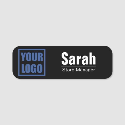 Nom Balise Badge Business Logo Modèle (Devant)