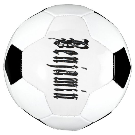 Nom Benjamin de conception noire, Soccerball (Tourné)