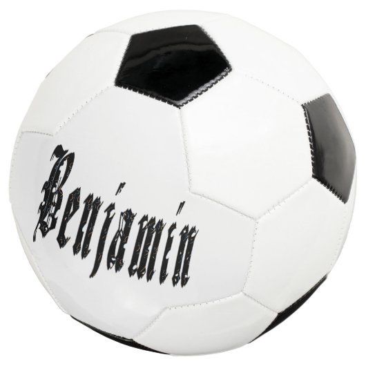 Nom Benjamin de conception noire, Soccerball (3/4)