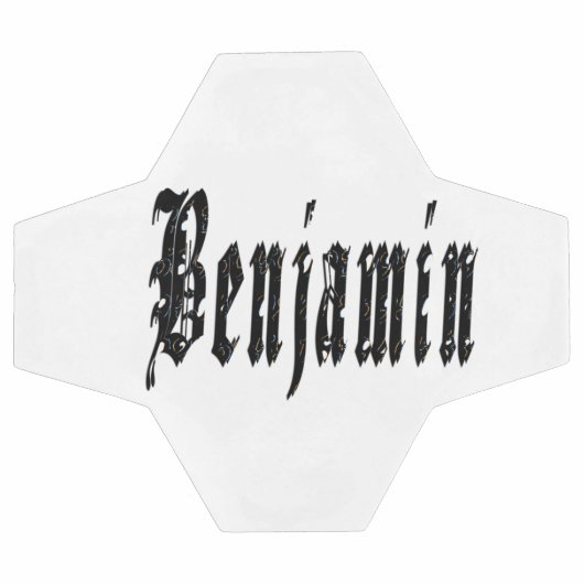 Nom Benjamin de conception noire, Soccerball (Plat)