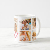Nom Besties Collage Photo Mug (Devant droit)