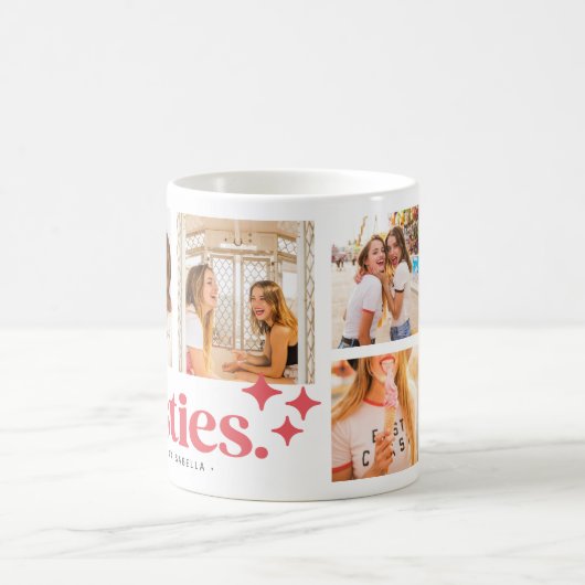 Nom Besties Collage Photo Mug (Centre)