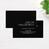 Nom blanc moderne ou autre texte en noir (Bureau)